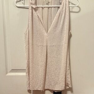 Max Studio Blush Textured Sleeveless Blouse